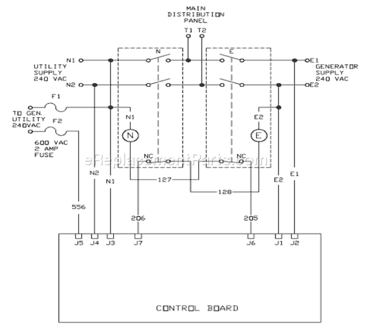 Page B Diagram and Parts List for 1917-0  Briggs and Stratton Generator